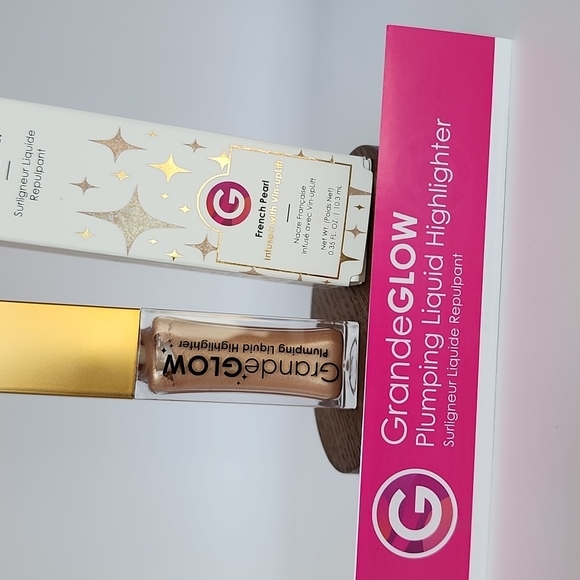 Grande Cosmetics Grande Glow Plumping Liquid Highlighter - French Pearl - Picture 4 of 11